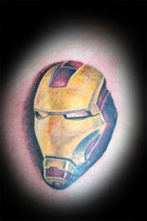 Sexy Rick - realitic color ironman tattoo